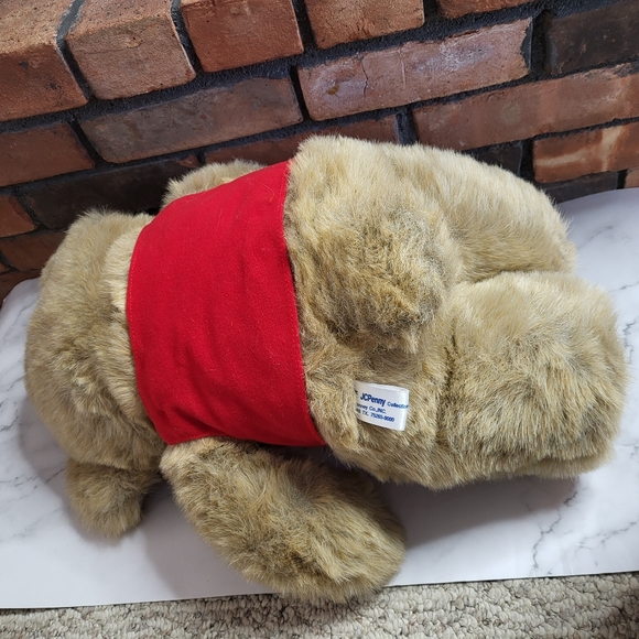 Vintage 1990s JCPenney Holiday Teddy Bear 22 inches - Picture 5 of 7